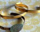 1/4" Brass Cuff Bracelet Blank... Brass 8 pieces - Free Shipping US 1/4" Brass Cuff Bracelet Blank... Brass 8 pieces - Free Shipping US