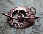 Venus Round Toggle Clasp in Oxidized Copper - Handmade Free Shipping US Venus Round Toggle Clasp in Oxidized Copper - Handmade Free Shipping US