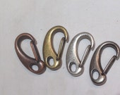 Large Lobster Clasp  Antique Copper, Brass or Silver Plate 30mm -  Free Shipping USA