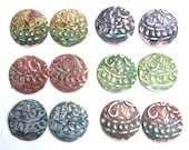 2 PC - Ma'at Goddess Patina and Texture Components - you choose the shape & patina! Free US Shipping 2 PC - Ma'at Goddess Patina and Texture Components - you choose the shape & patina! Free US Shipping