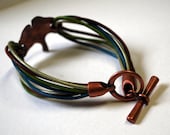 Qty 3  Toggle Clasps  Antique Copper or Silver Tone-  Free Shipping USA