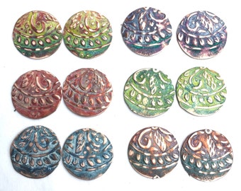 4 Stück - Ma'at Goddess Patina und Texturkomponenten - du bestimmst die Form & Patina! Kostenloser US Versand