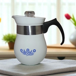 Corning Ware 6カップ パーコレーター ビンテージ Retired White Centura By Corning 6 Cup Beverage Maker | eBay