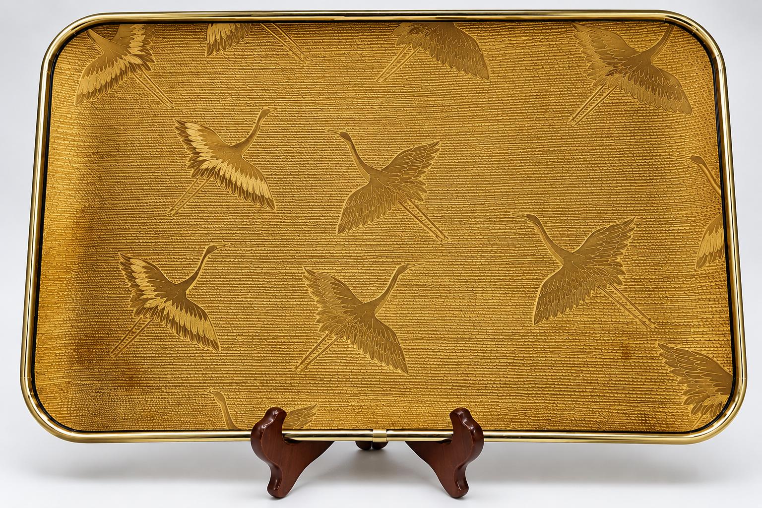 Japan Gold Lacquer Tray - Etsy
