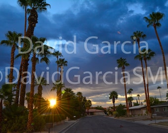 David Garcia SMD Photography - Cloudy Sunrise in Palm Springs