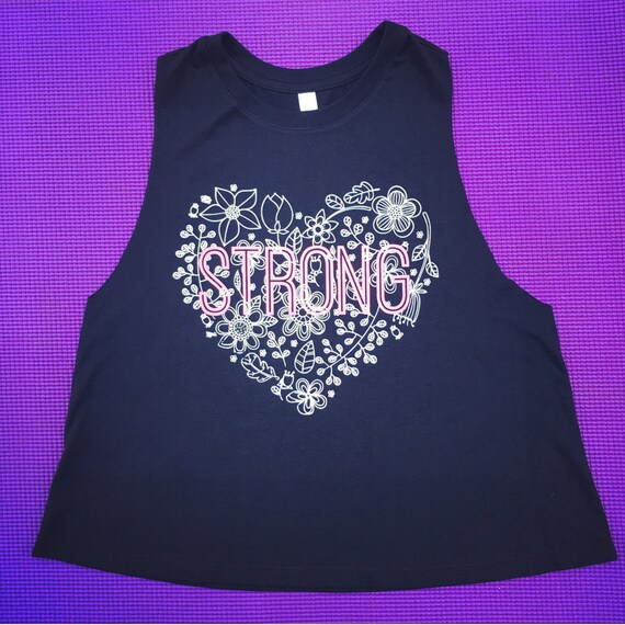 high neck crop top workout