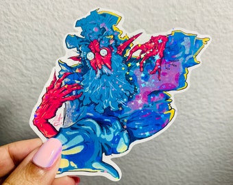 Wizard Magic - Holographic Vinyl Sticker - MTG Collab