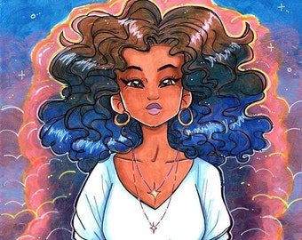 Cosmic - Black Women Art - Prints