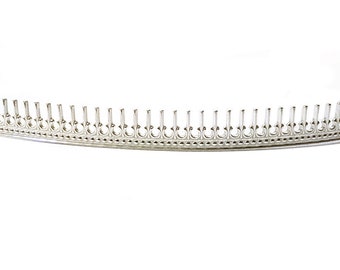 30,5 cm (12 po.) x 2,65 mm de largeur Fil en argent sterling à motifs décoratifs Galerie en argent sterling 935 (C001000)