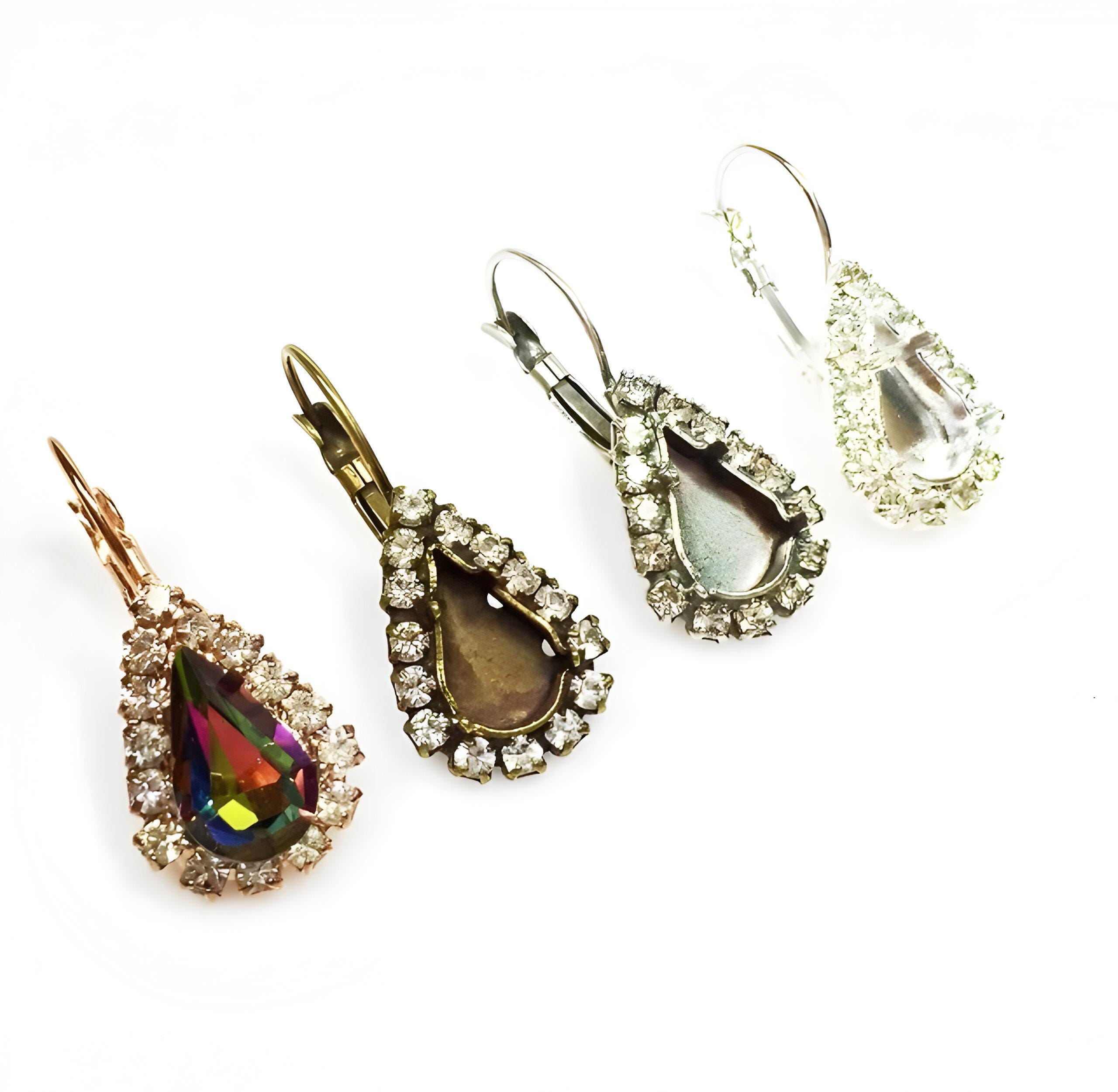 sphere pierce 01 2粒 K18 14kt Yellow Gold 3mm Bezel CZ Studs Ear Piercing Kit with
