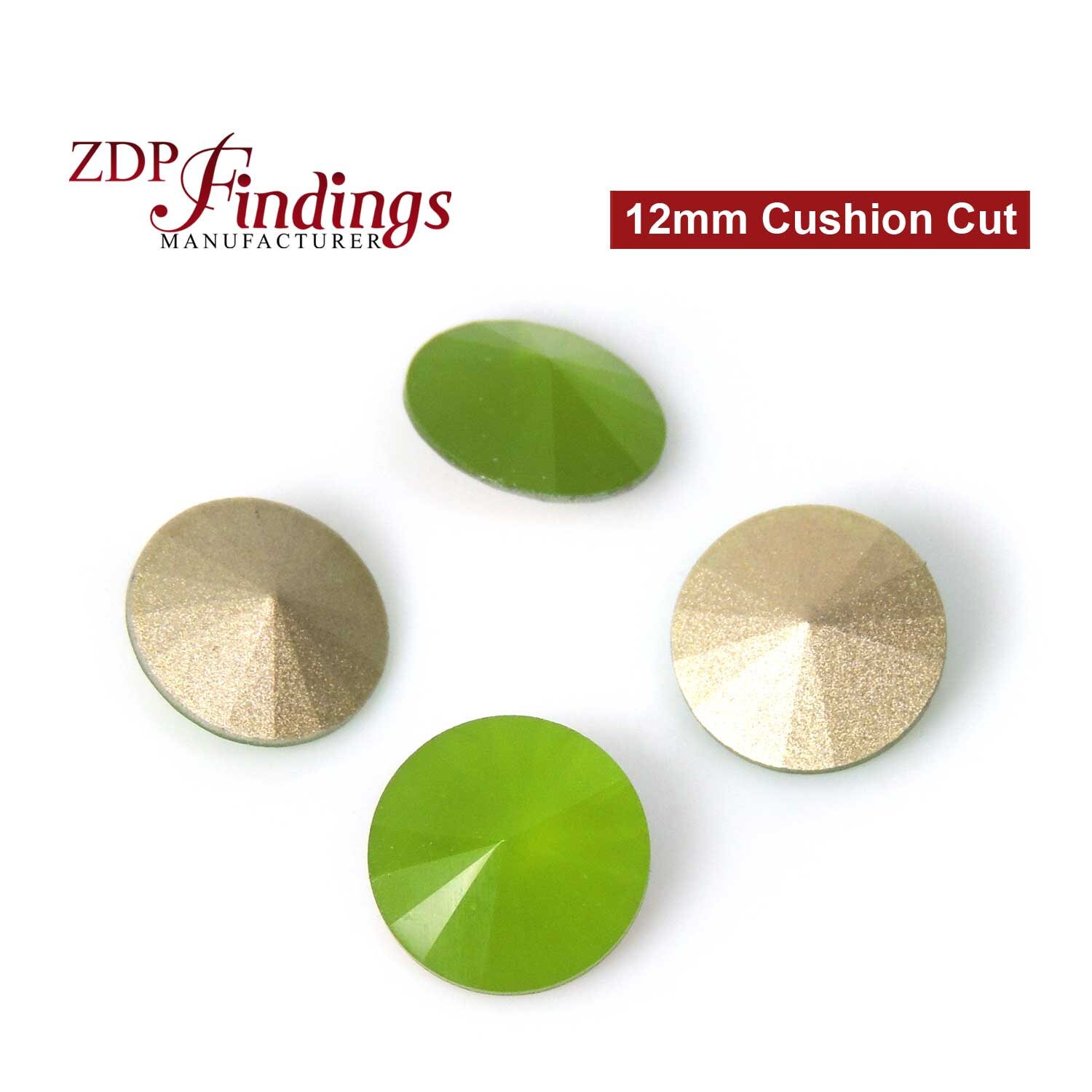 CRAZY SALE !! 10pcs X Round 12mm Rivoli Suitable Swarovski