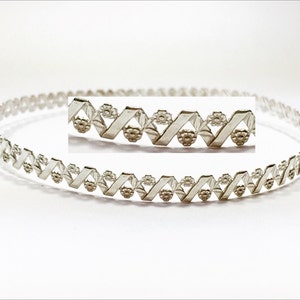 12 Inch (30.5cm) x6mm Width Sterling Silver 935 Strip Gallery Decorative  Pattern wire (C000186) by ZDP Findings MANUFACTURER