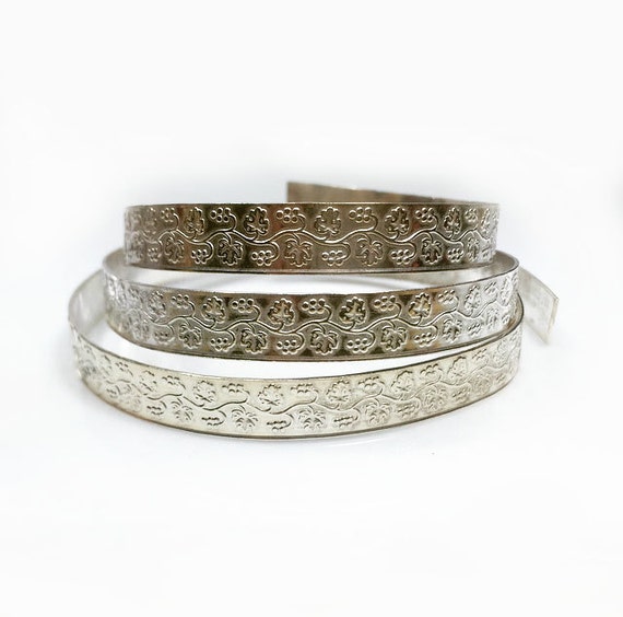 12 Inch (30.5cm) X 8mm Width Sterling Silver 935 Round Strip