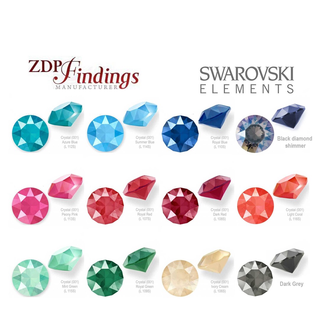 New! 12pcs X Swarovski SS39 Multi Colors 8.2mm Round Xilion