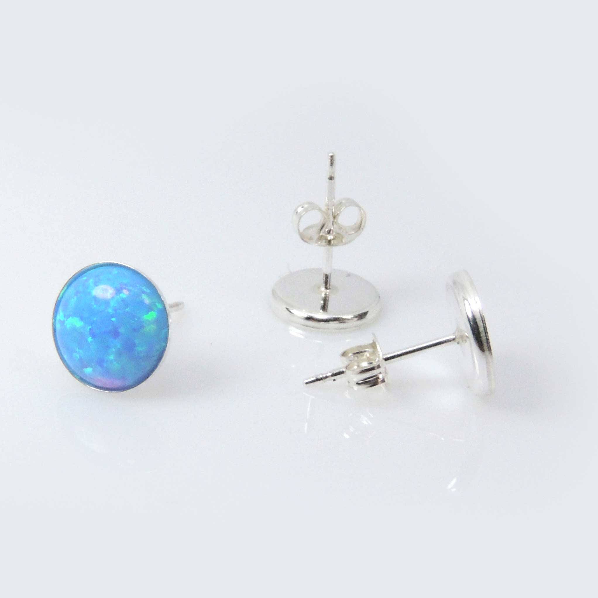 Orecchini in argento sterling con charoite viola