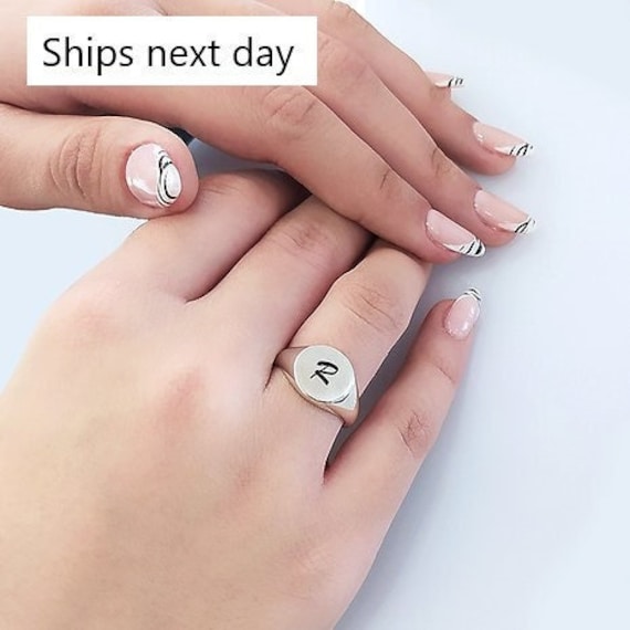Oval Engravable Ring Sterling Silver Polished Mens Womens Oval Engravable Ring Sterling Silver Polished Mens Womens