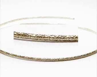 12 Inch (30.5cm) x2mm Width Sterling Silver 935 Strip Gallery Decorative  Pattern wire (C000316) by ZDP Findings MANUFACTURER