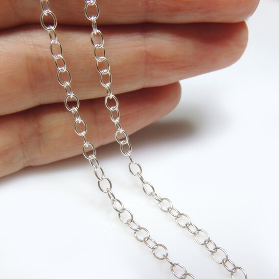Sterling silver chain by the meter deals