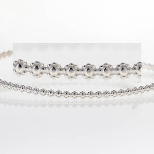 12 Inch (30.5cm) x 3mm Width Sterling Silver 935 Strip Gallery Decorative  Pattern wire (C000197 )by ZDP Findings MANUFACTURER