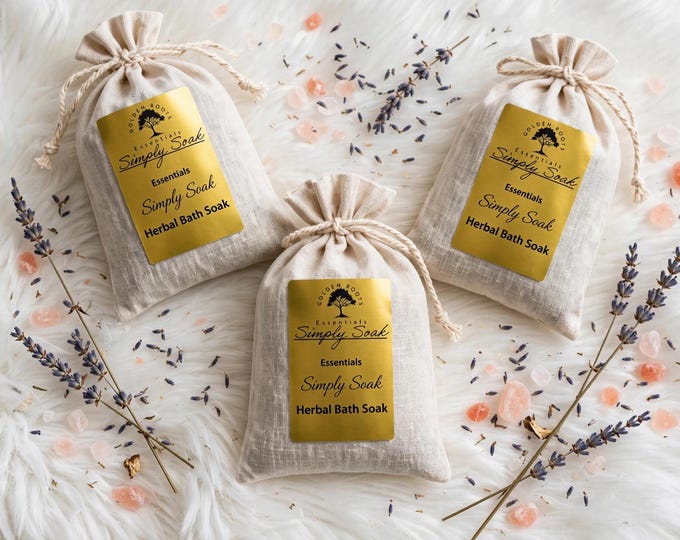 SIMPLY SOAK | Herbal salt Bath Soak (3 Pack)