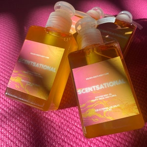Scented Body Oil for her- “SCENTSATIONAL” -  Luxury body oil - after shower oil - Natural,hand crafted,pure, and organic moisturizer