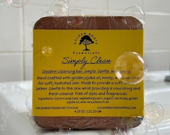 SIMPLY CLEAN | Jojoba and Honey cleansing bar
