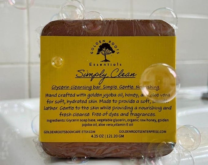 SIMPLY CLEAN | Jojoba and Honey cleansing bar