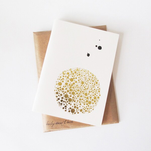 Dotted Gold Notebook