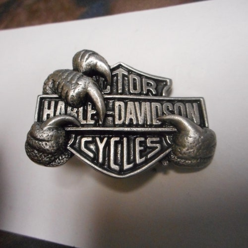 Vintage Harley Davidson Pin. GREAT SHAPE Aprox 2 Inches Old Etsy