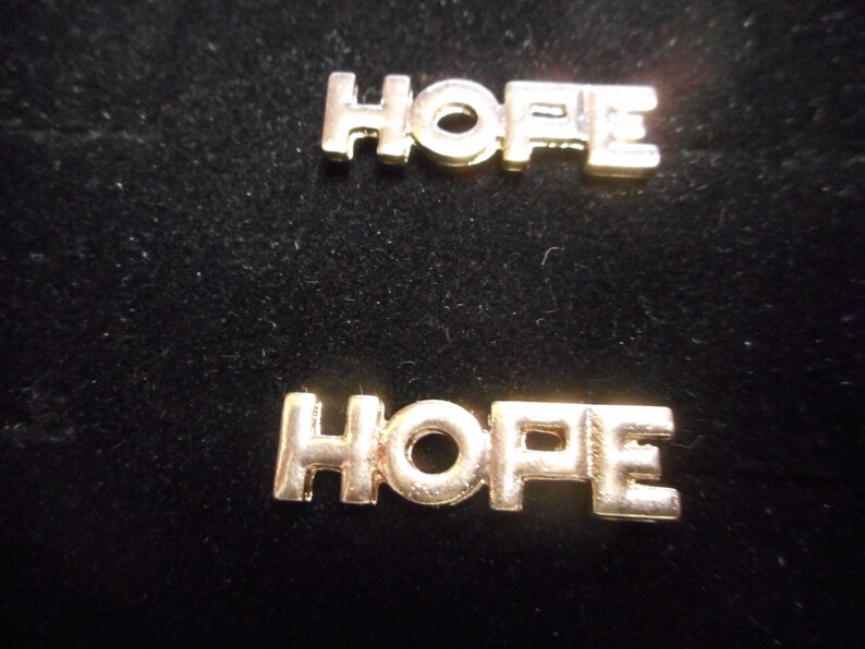 LOT of 10 little tack pins that read HOPE give to family and friends vintage premier designs