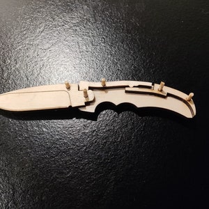 Fichier Dxf Lockback flipknife pour découpe laser