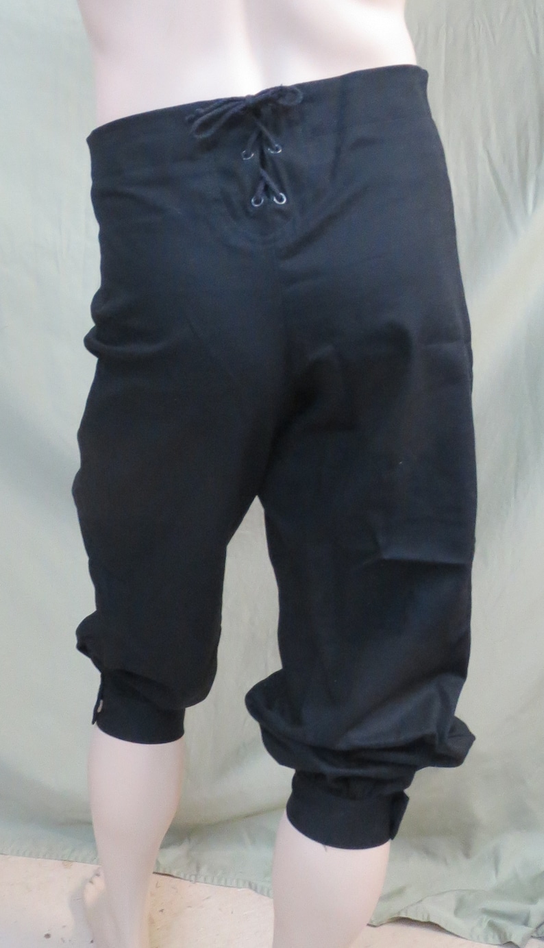 Pirate Pants Black or Navy Blue Custom Your Size Steampunk Etsy