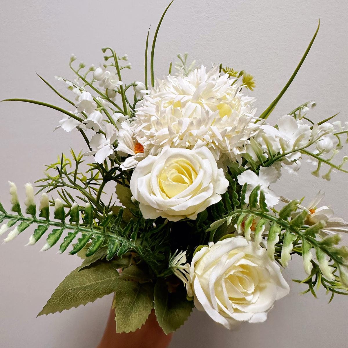 Realistic Silk Flower Bouquet