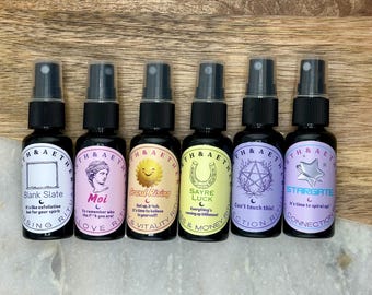 Ritual Aura Veil- spiritual perfume, choose from: Cleansing, Self-Love, Energy/Vitality, Success/Money, Protection, Astral Communication