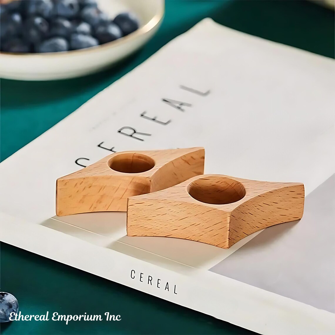 Wooden Thumb Bookmark Multi-function Thumb Ring Page Holder Convenient ...