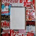 Coca-Cola Diet Coke Recycled Aluminum can mosaic picture frame
