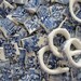 475 Big lot Vintage 'English Village' Salem China Blue Transferware