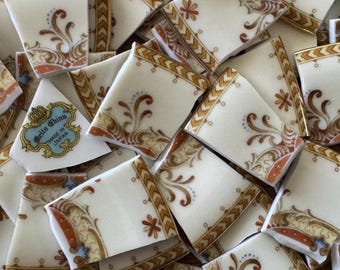 100 Vintage Mieto Beautiful border Tiles Floral - China Mosaic Tiles Broken Plate Supplies