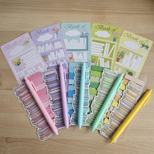 Book Annotation Bookmark Kit – Reading Tabs & Book Lover Gift