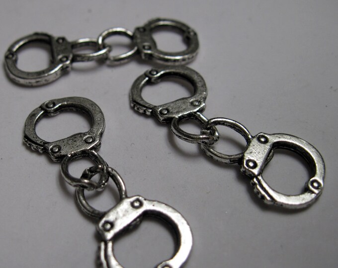 Mini Handcuff Charm Lot of 10 Etsy