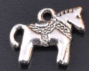 Mini Dala Horse Charm Lot of 100 - Wholesale