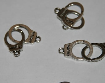 Mini Handcuff Charm Lot of 100 - Wholesale Lot