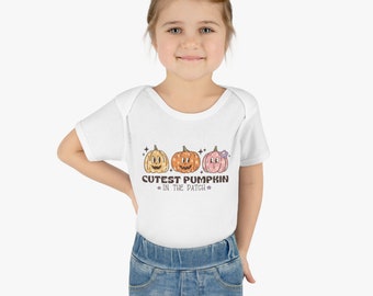 Halloween Cutest Pumpkin | Pumpkins | Halloween | Infant Baby Rib Bodysuit