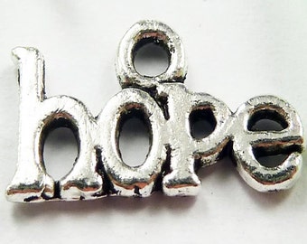 Mini Hope Word Charm Lot of 10