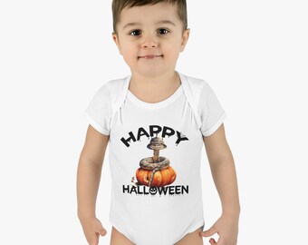 Happy Halloween w/ Baby Snake | Baby Snake | Halloween | Infant Baby Rib Bodysuit