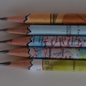 Matita in grafite incartata a mano, set regalo per viaggiatori