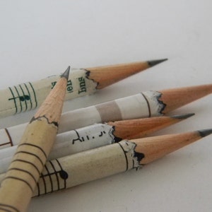 Hand wrapped Music Sheet Pencils image 5