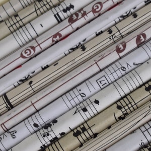 Hand wrapped Music Sheet Pencils image 4