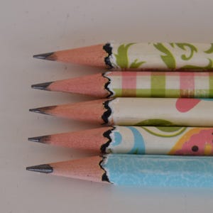 Juego de lápices de patchwork en tonos pastel, lápices Ticonderoga HB, regalo para profesores