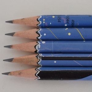 Hand wrapped Pencils | Charting the Constellations in Blue